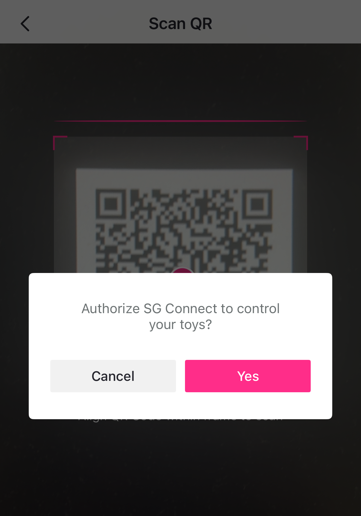 Authorize SG Connect in Lovense Remote